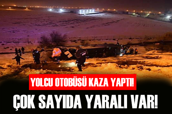 Gazinatep te yolcu otobüsü şarampole yuvarlandı!