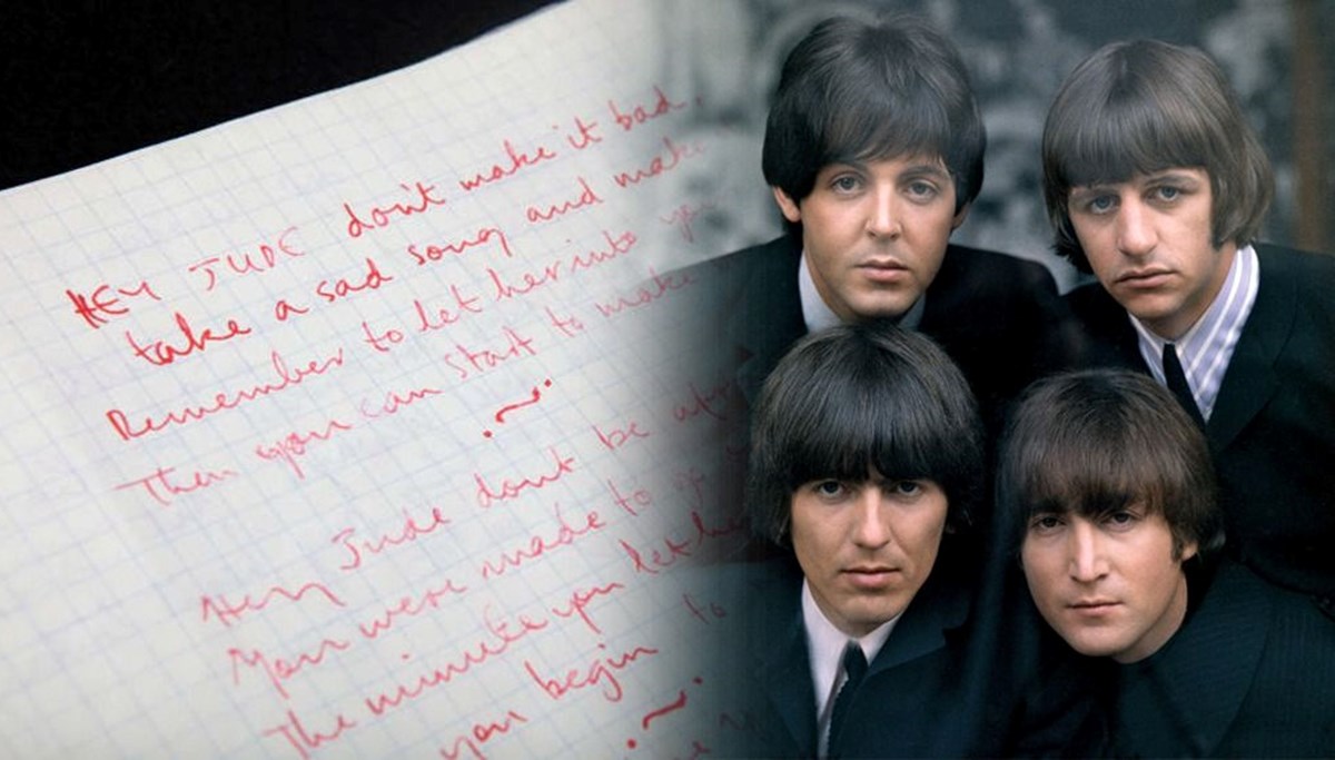 Beatles ın özel defteri sergileniyor