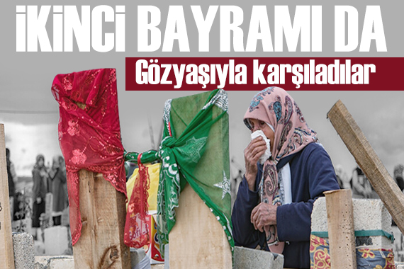 Deprem bölgesinde buruk bayram: Gözyaşıyla karşıladılar