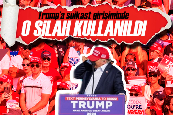 Trump a saldırıda yeni gelişme! Kullanılan silah merak konusu oldu