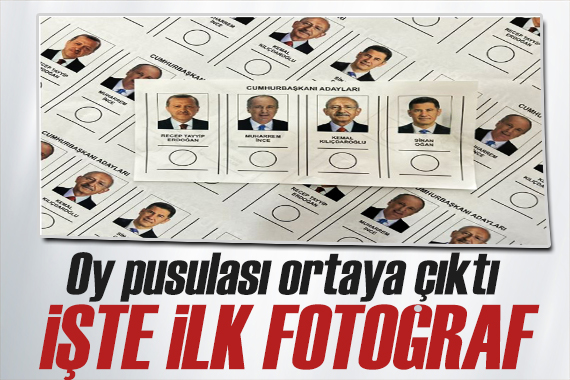 Oy pusulası ortaya çıktı! İşte ilk fotoğraf