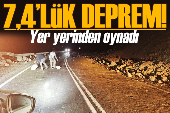 7,4 şiddetinde deprem böyle kaydedildi! Şili de panik anları