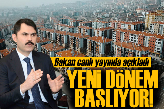 Bakan Kurum başvuru sayısını açıkladı: Şahlanış dönemini başlatıyoruz