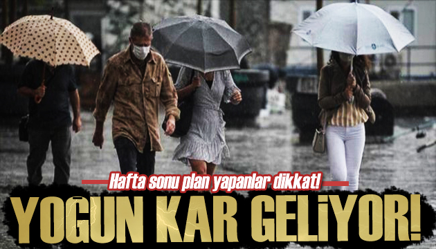 Meteoroloji açıkladı: Yoğun kar geliyor! İşte 26 Kasım hava durumu