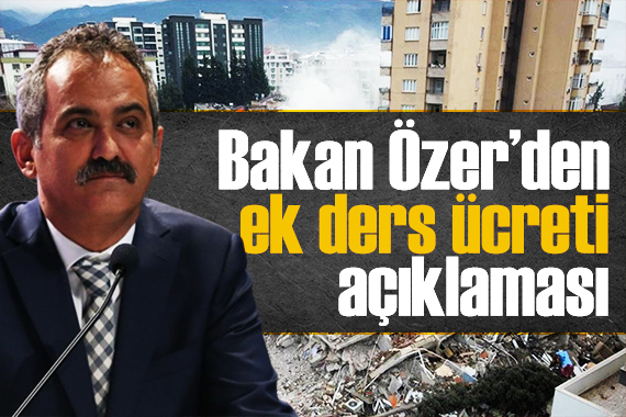 Bakan Özer açıkladı: Hafta sonu tamamlanacak