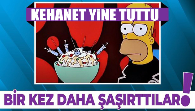 Simpsons yine bildi! Herkes bunu konuşuyor