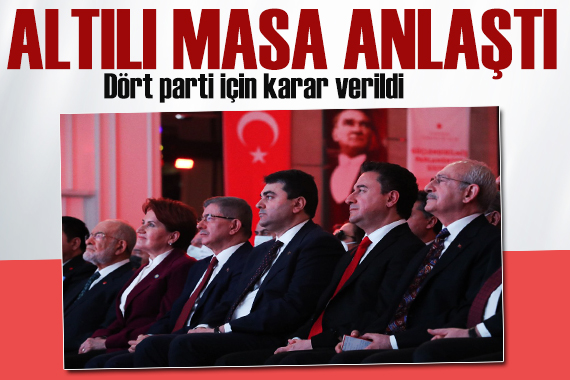 Milleti İttifakı anlaştı: Dört parti için karar!