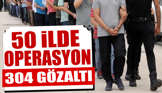 50 ilde  dev FETÖ operasyonu!