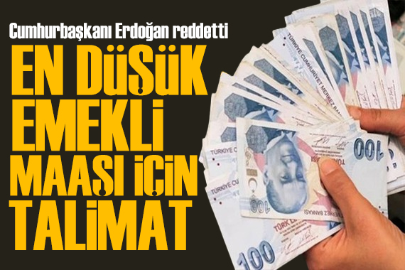 Milyonlarca emekliyi ilgilendiriyor! Erdoğan talimatı verdi