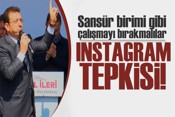 İmamoğlu ndan Instagram tepkisi: Bir an önce açılmalı