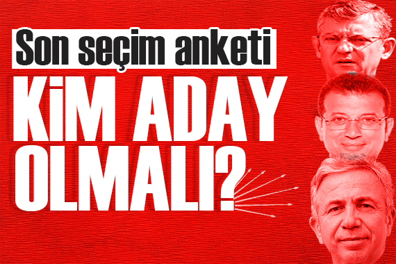 Dikkat çeken son anket: Muhalefetin adayı kim olmalı?