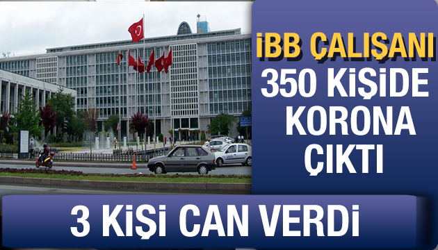 İBB çalışanı 350 kişide korona virüs çıktı