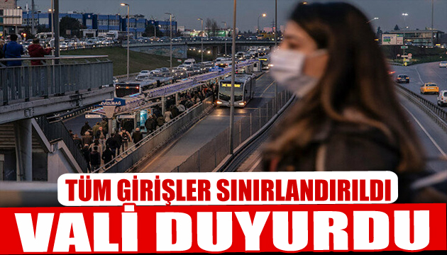 İstanbul Valisi alınan tedbirleri açıkladı