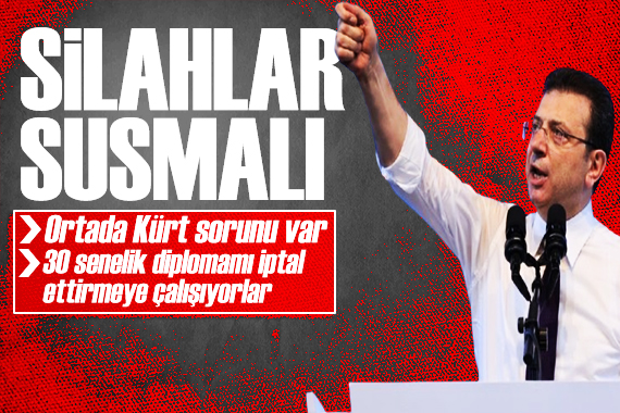 İmamoğlu Diyarbakır da konuştu: Silahlar susmalı, çatışma bitmeli