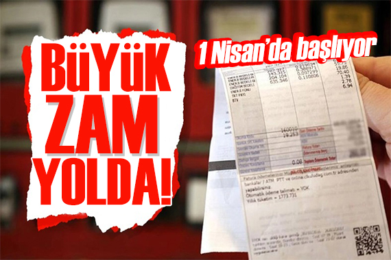 Nisan ayının ilk zam haberi elektrikten geldi! Gözler EPDK da