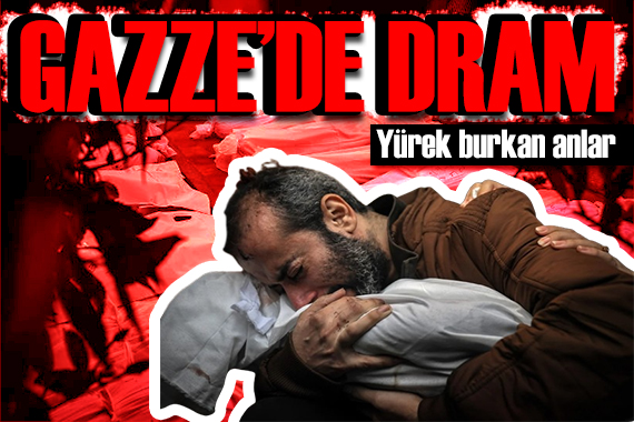 Gazze de yürek burkan anlar! Ölü sayısı 2 bini geçti