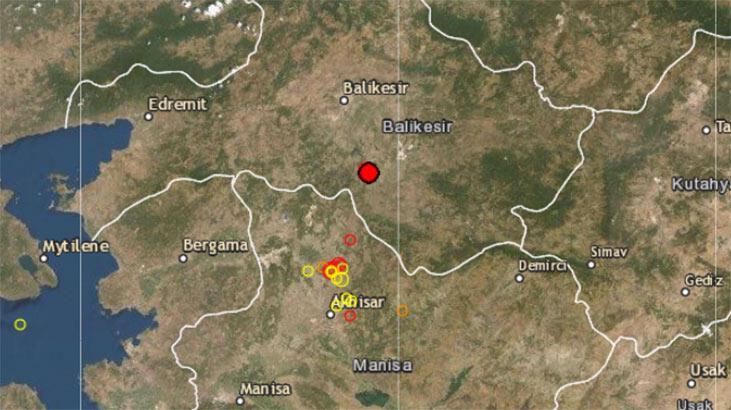 Balıkesir de korkutan deprem!