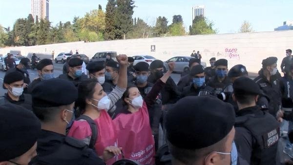 Taksim e yürümek isteyen gruplara gözaltı!