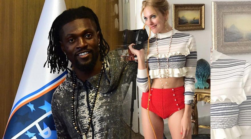 Adebayor ve Meryem Uzerli takipleşmeye başladı