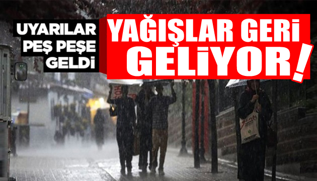 Meteoroloji bölge bölge uyardı: Kuvvetli geliyor!