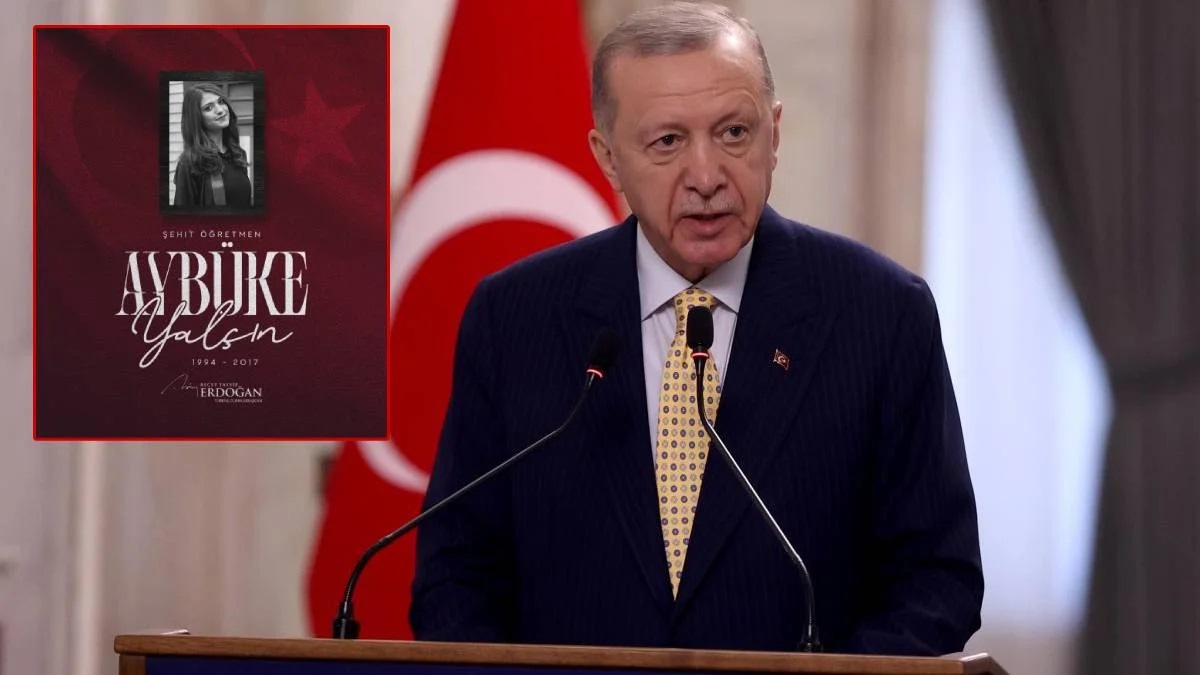 Erdoğan dan şehit öğretmen Aybüke Yalçın mesajı