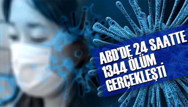 ABD de bir günde 1344 can kaybı!