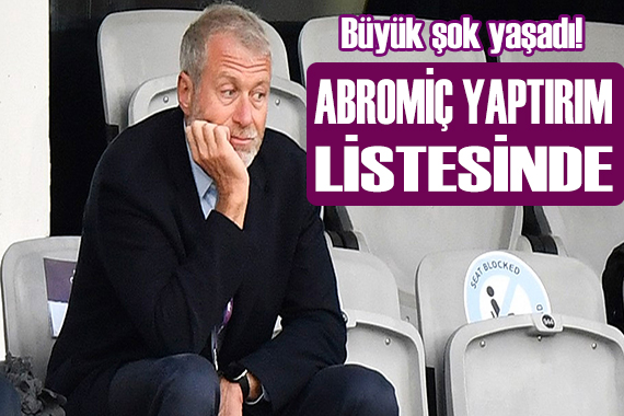 Abramoviç e büyük şok! Yaptrım listesine alındı