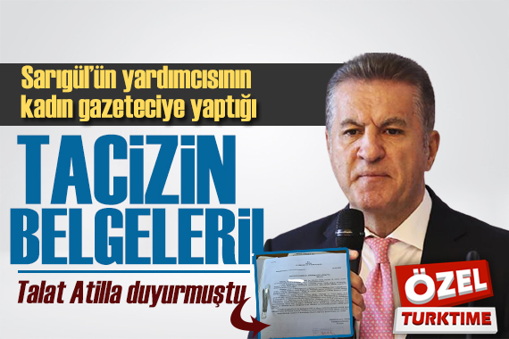 İşte Sarıgül ün yardımcısının kadın gazeteciye yaptığı tacizin belgeleri!