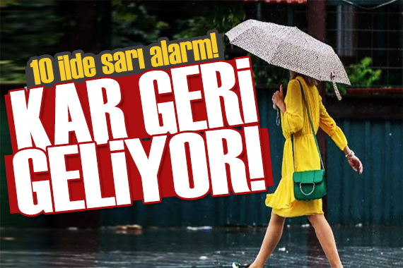 Meteoroloji peş peşe uyardı: 10 ilde alarm!