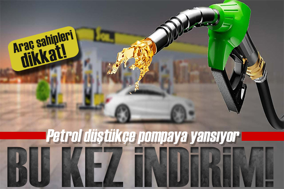 Araç sahipleri dikkat! Benzine bu kez indirim geliyor