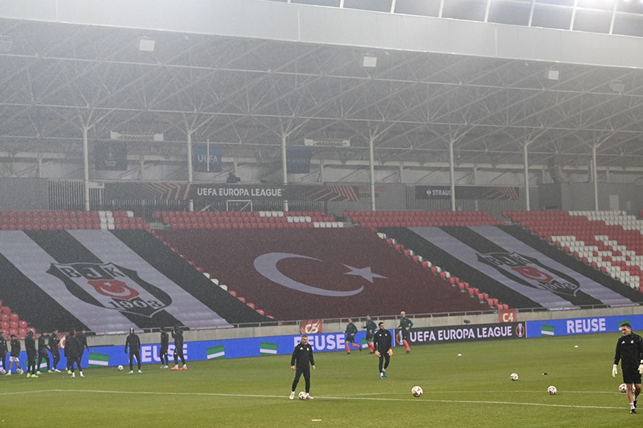 Beşiktaş tan maç öncesi İsrail ekibine tepki