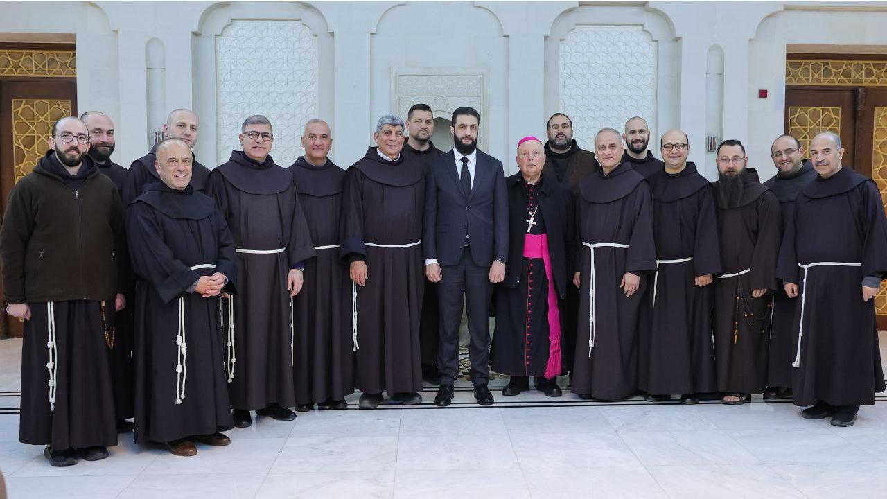 Suriye deki Hristiyan din adamları, yeni yönetimin lideri Şara yı ziyaret etti