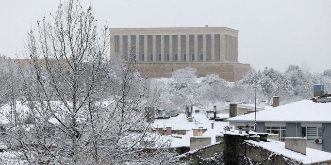 Ankara için kar yağışı uyarısı