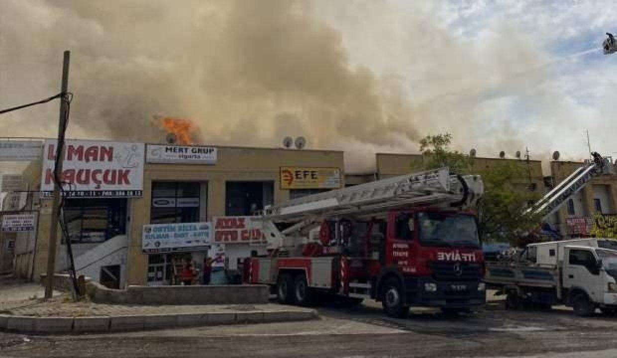 Ankara OSTİM de yangın!