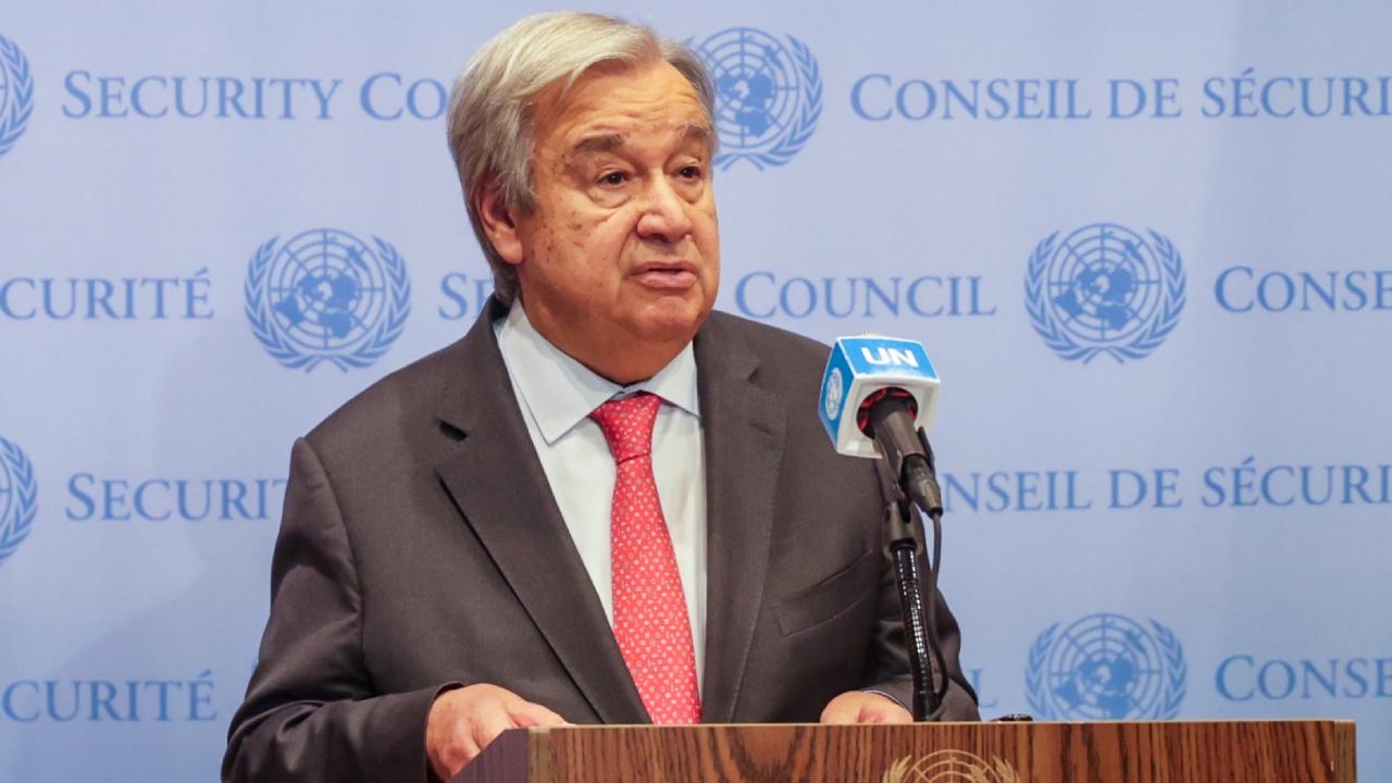 Guterres, Kuzey Kore nin balistik füze fırlatmasını şiddetle kınadı