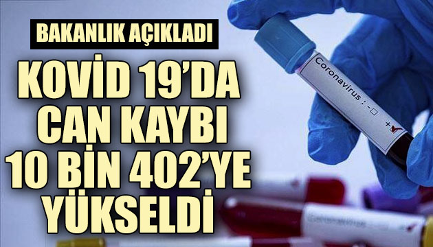 Sağlık Bakanlığı, Kovid 19 da son verileri açıkladı