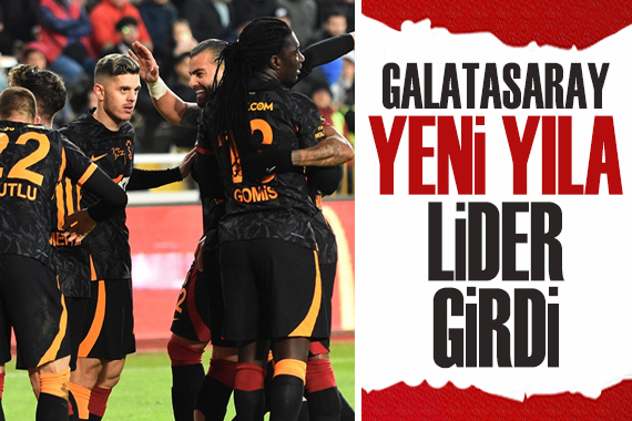 Galatasaray yeni yıla lider girdi