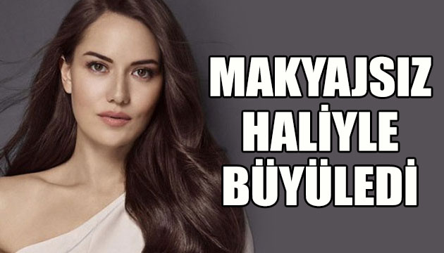 Fahriye Evcen makyajsız haliyle büyüledi!