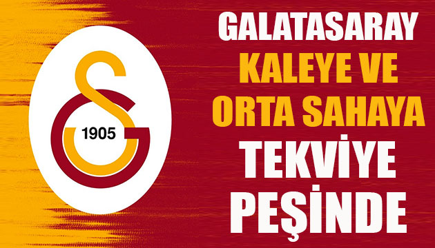 Galatasaray, 1 kaleci ve 1 orta saha oyuncusunu kadrosuna katmayı planlıyor