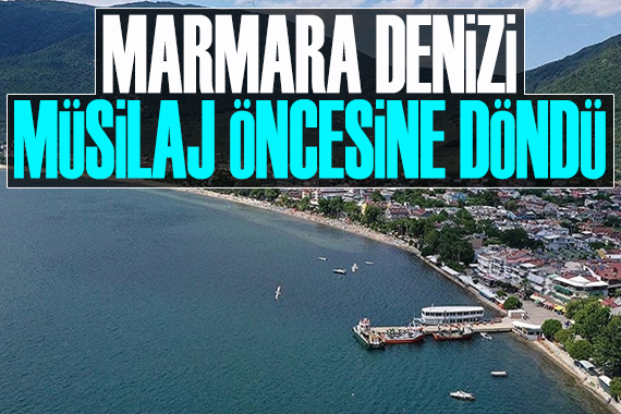 Marmara Denizi müsilaj öncesine döndü