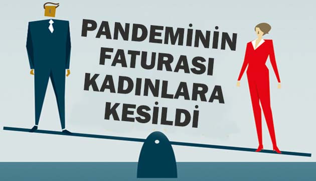 Kovid 19 salgının faturası kadınlara kesildi!