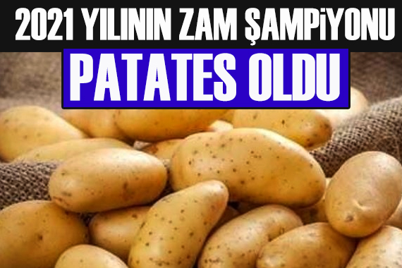 Gıdada fiyatı en fazla artan ürün  patates 