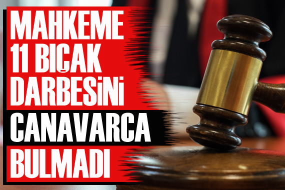 Mahkeme, 11 bıçak darbesini  canavarca  bulmadı