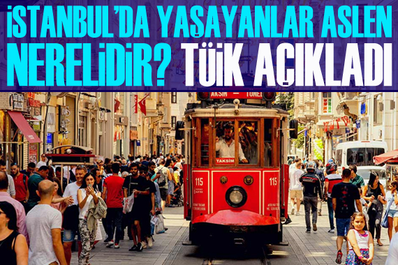 İstanbul da yaşayanlar aslen nereli? TÜİK açıkladı