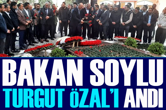 Bakan Soylu, Turgut Özal ı andı: Milletiyle, camisiyle, cemaatiyle devleti buluşturmuştur