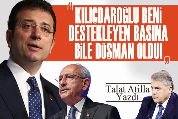 İMAMOĞLU  Kılıçdaroğlu, Beni Destekleyen Medyaya Bile Düşman Oldu! 