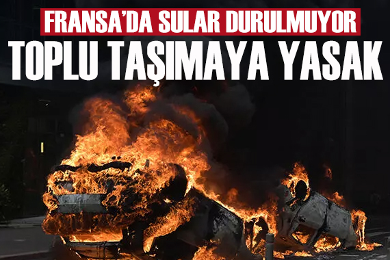 Fransa da toplu taşımaya yasak