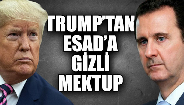 Trump tan Esad a gizli mektup