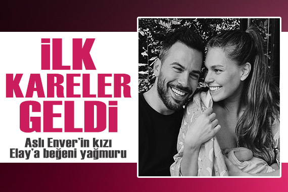 İlk aile pozu geldi! Aslı Enver, kızı Elay ı paylaştı