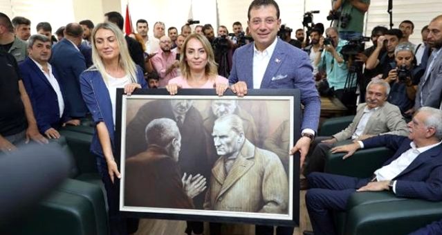 İmamoğlu ndan Atatürk portresi eleştirilerine yanıt